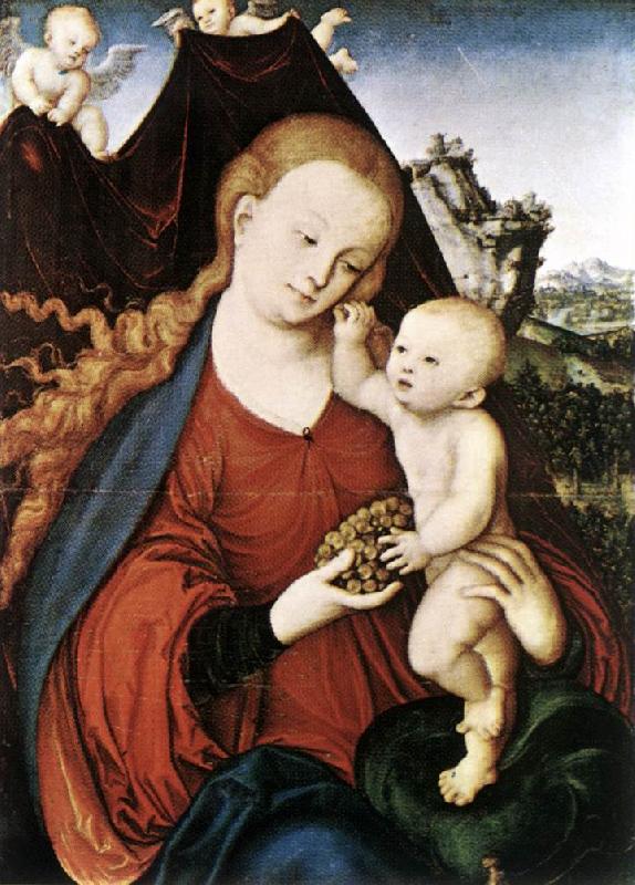 CRANACH, Lucas the Elder Madonna and Child fgd142 oil painting image